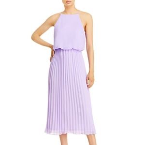 Sam Edelman lilac pleated skirt midi size 8 dress